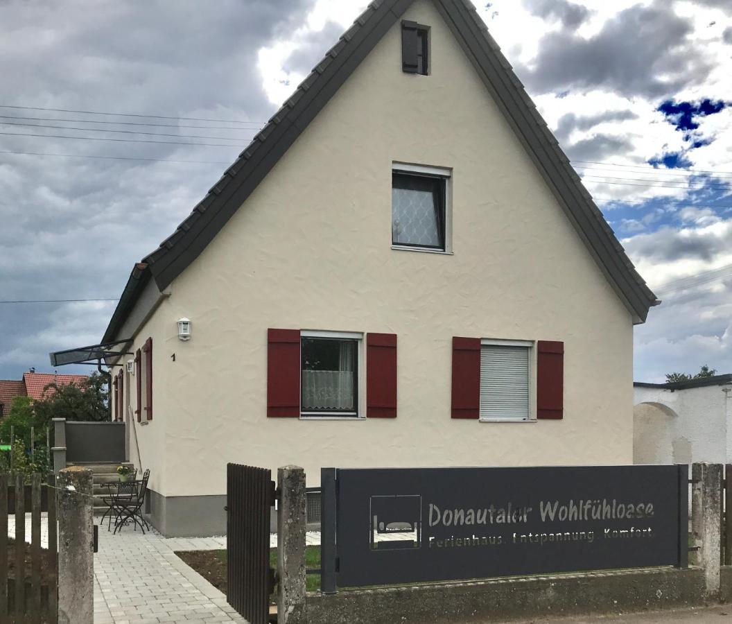 Ferienhaus Bei Lauingen, Mit Sauna Und Gartenlounge Veitriedhausen Exteriér fotografie